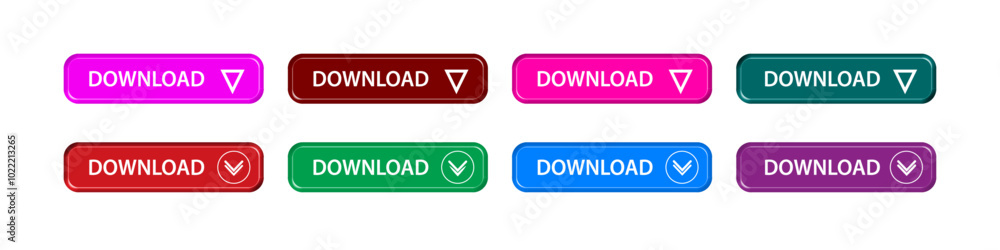 download button as vector element graphic of website or application illustration isolated on white background. set of downloads buttons for app and web graphics design download button as vector element graphic of website or application illustration isolated on white background. set of downloads buttons for app and web graphics design