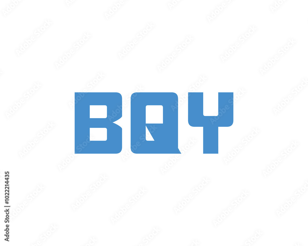 BQY logo design vector template. BQY BQY logo design vector template. BQY