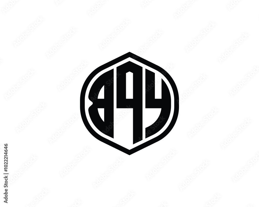BQY logo design vector template. BQY BQY logo design vector template. BQY