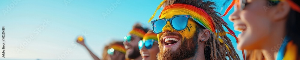Joyful Celebration of Diversity at Outdoor Festival Joyful Celebration of Diversity at Outdoor Festival