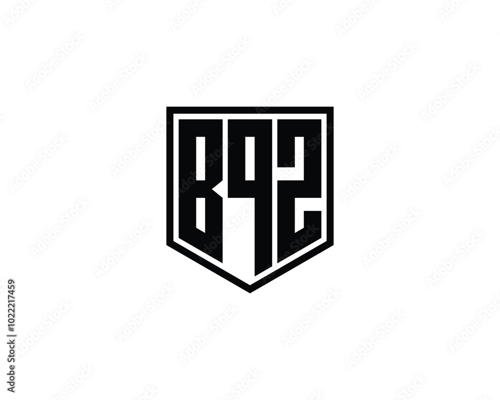 BQZ logo design vector template. BQZ BQZ logo design vector template. BQZ