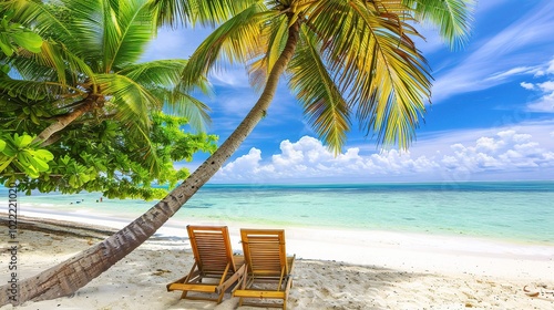 Beautiful Beach Background - a captivating and serene visual. The beautiful beach backdrop creates an enchanting and relaxing scene