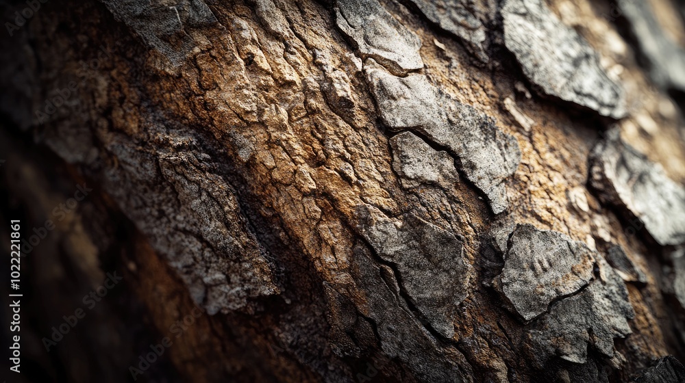 Close-up Texture of Rough Tree Bark with Cracks and Ridges Close-up Texture of Rough Tree Bark with Cracks and Ridges