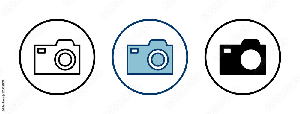 Camera Icon vector isolated on white background. Camera symbol. Camera vector icon Camera Icon vector isolated on white background. Camera symbol. Camera vector icon