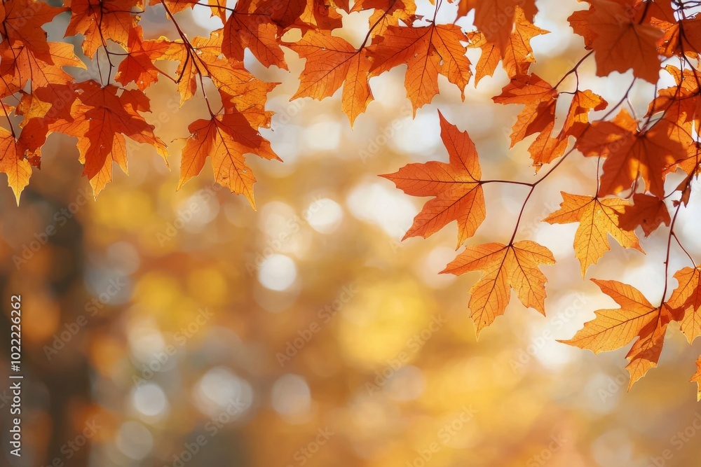 Fallen Leaves Season Background created with Generative AI Fallen Leaves Season Background created with Generative AI