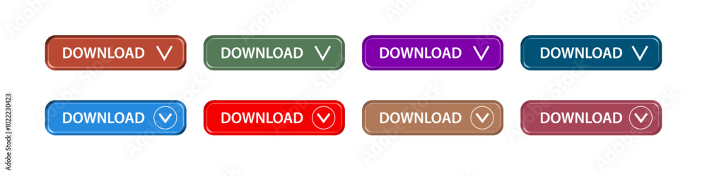 download button as vector element graphic of website or application illustration isolated on white background. set of downloads buttons for app and web graphics design download button as vector element graphic of website or application illustration isolated on white background. set of downloads buttons for app and web graphics design