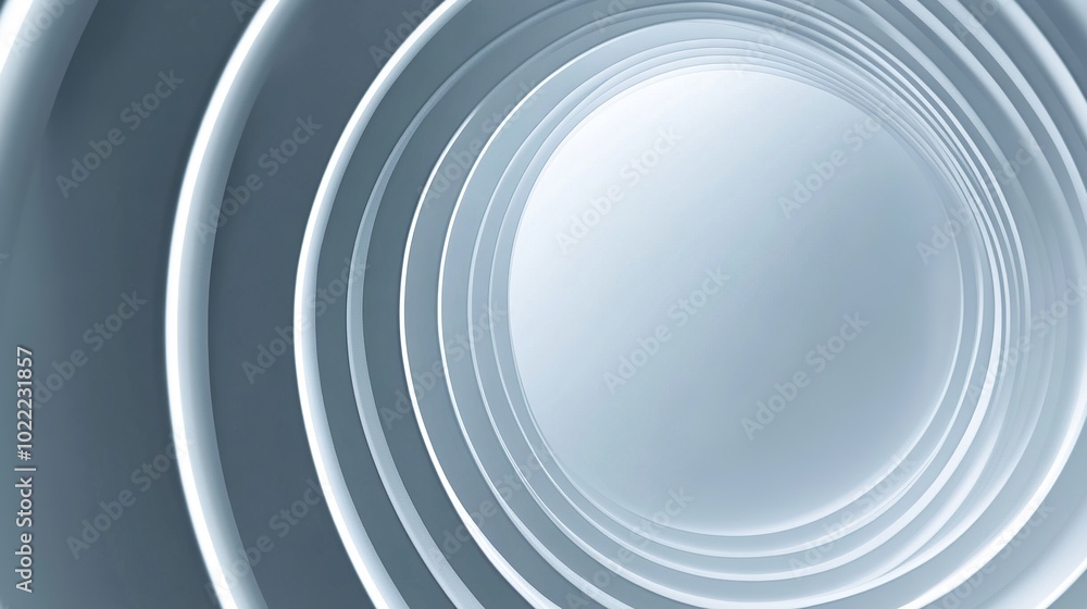 Abstract Circular Design in Soft Blue Tones Abstract Circular Design in Soft Blue Tones