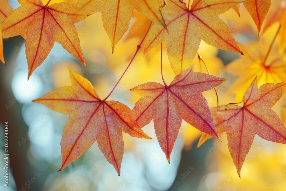 Fallen Leaves Season Background created with Generative AI Fallen Leaves Season Background created with Generative AI