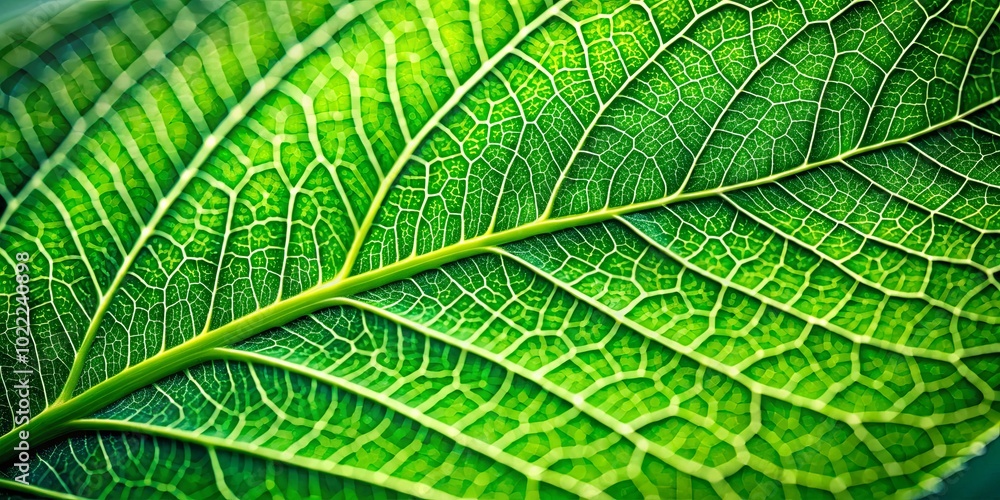 A close-up view of a vibrant green leaf, revealing intricate veins and a delicate network of veins. A close-up view of a vibrant green leaf, revealing intricate veins and a delicate network of veins.