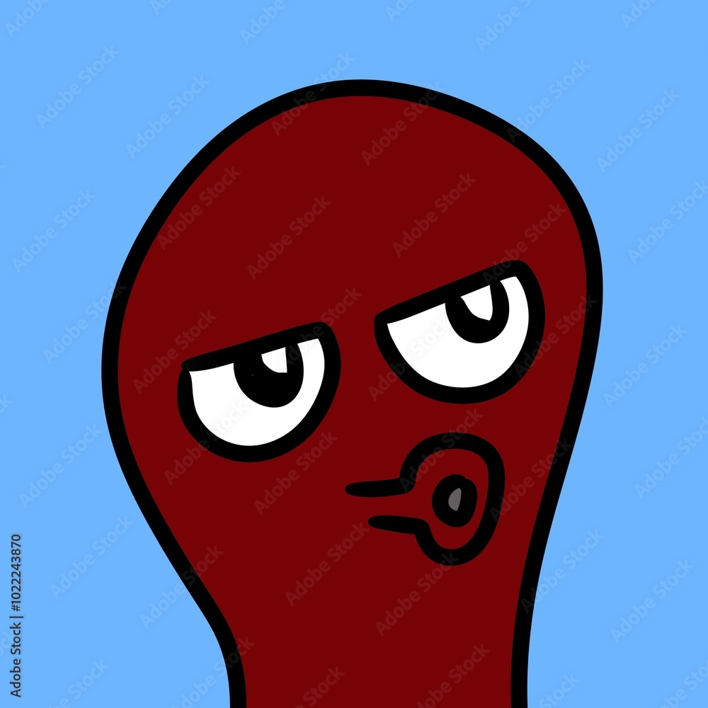 art cartoon doodle bald monster art cartoon doodle bald monster