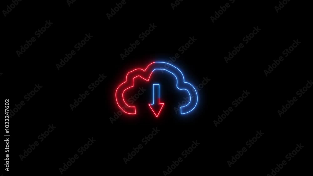 animated outline icon set with smooth transitions.Arrow icon animation on black background. animated outline icon set with smooth transitions.Arrow icon animation on black background.