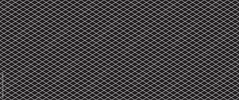 metal grid pattern background black 