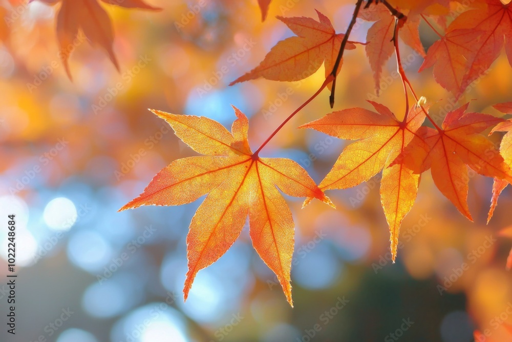 Fallen Leaves Season Background created with Generative AI Fallen Leaves Season Background created with Generative AI