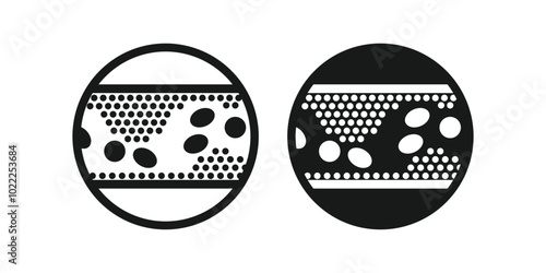 cholesterol icon set vector design illustration