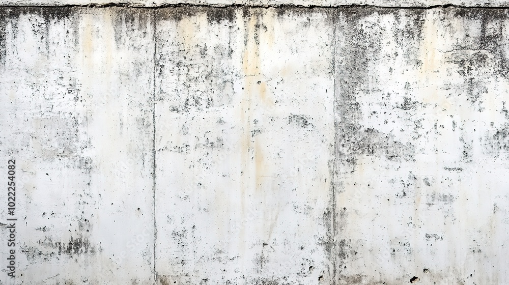 Obraz premium Textured White Concrete Wall Background