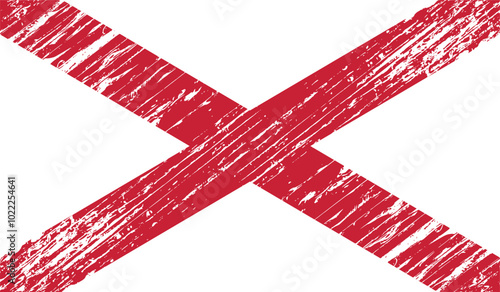 nothern ireland flag grunge