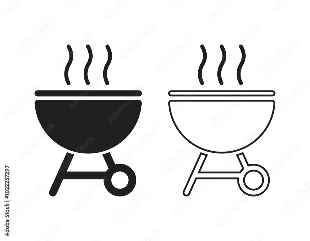 grill tools vector design illustration grill tools vector design illustration
