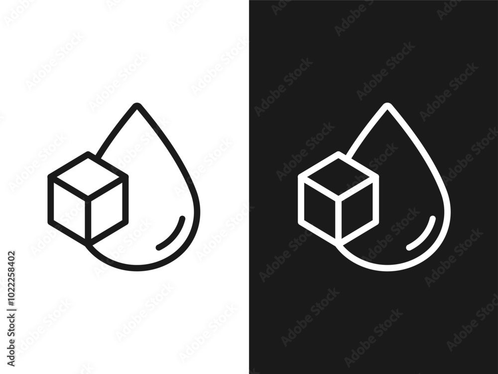 Obraz premium sugar blood icon