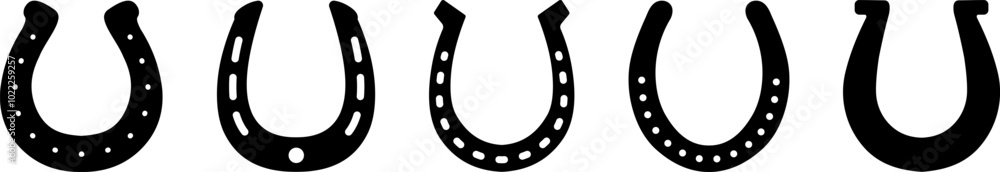 Fototapeta premium horseshoe vector design illustration
