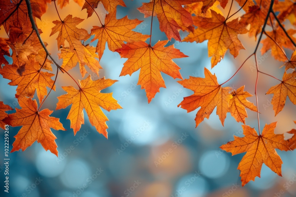 Fallen Leaves Season Background created with Generative AI Fallen Leaves Season Background created with Generative AI