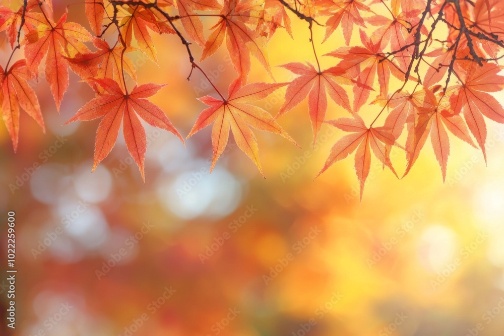Fallen Leaves Season Background created with Generative AI Fallen Leaves Season Background created with Generative AI