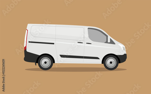 car van flat design