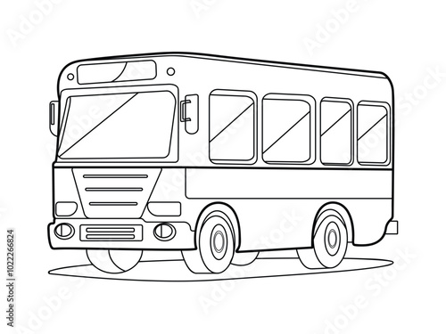 drawing bus image 