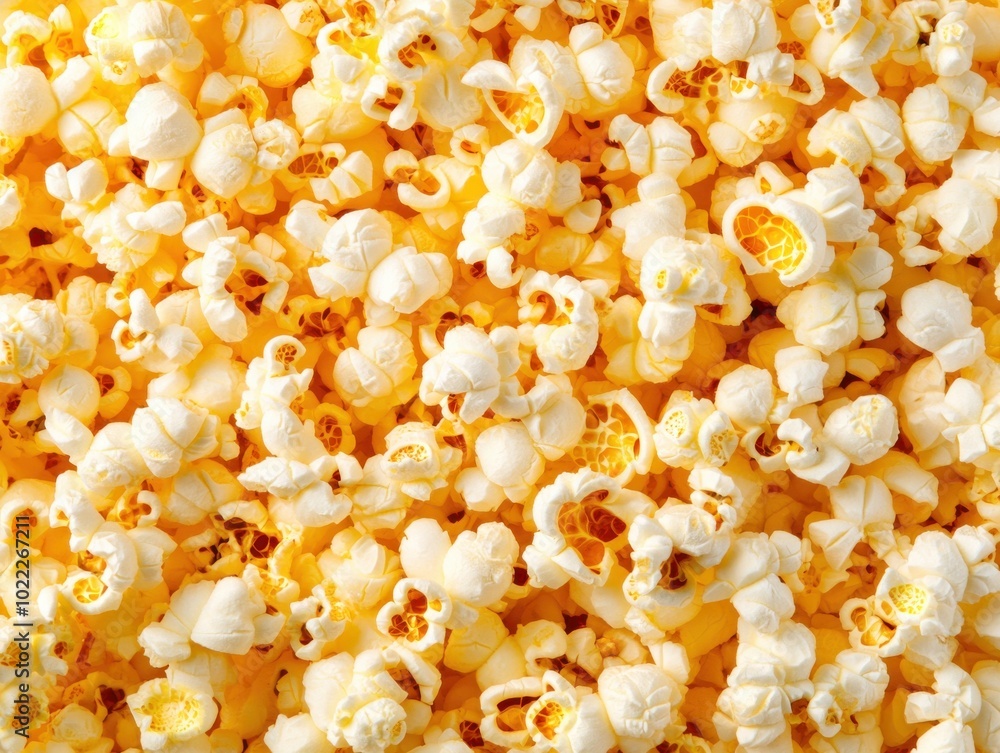 スナックや映画の夜にポップコーンを散らしたデザインコンセプト スナックや映画の夜にポップコーンを散らしたデザインコンセプト