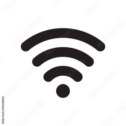 wifi signal symbol logo simple