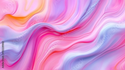 Wallpaper Mural Soft Pink and Lavender Abstract Flowing Design Torontodigital.ca