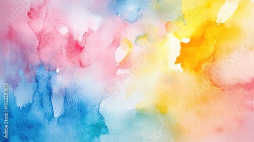 Vibrant Watercolor Abstract Background Design