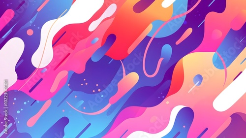 wavy vector abstract 2d style design illustration background