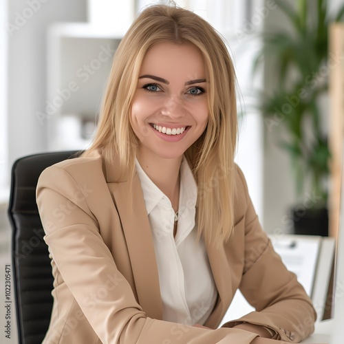 portrait of a woman sitting on a chair