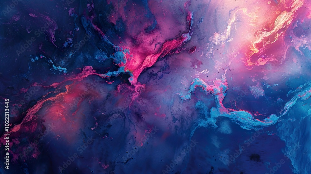 Abstract Psychedelic Fluid Art Background Abstract Psychedelic Fluid Art Background