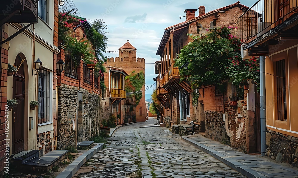 Sighnaghi or Signagi city in Georgia Sighnaghi or Signagi city in Georgia