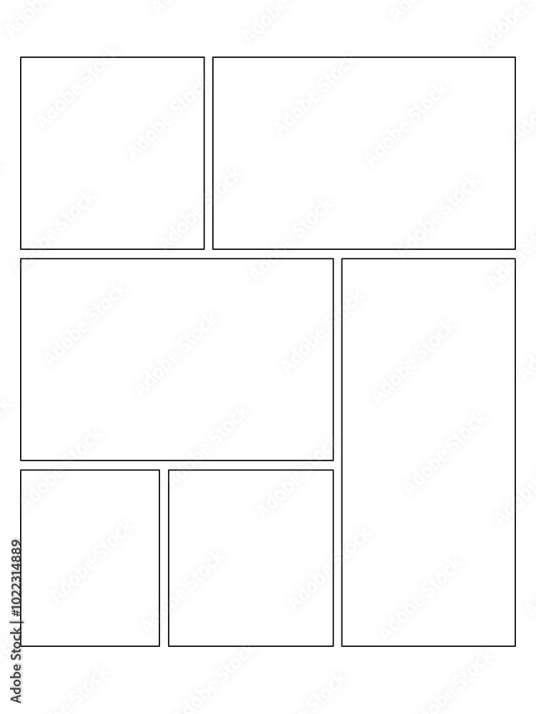 Comic or Manga background, pop art backdrops in frames and panel for mangaka or comic artists Comic or Manga background, pop art backdrops in frames and panel for mangaka or comic artists