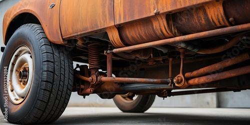 paints the car's undercarriage and suspension. Rust-Red Spray (24)