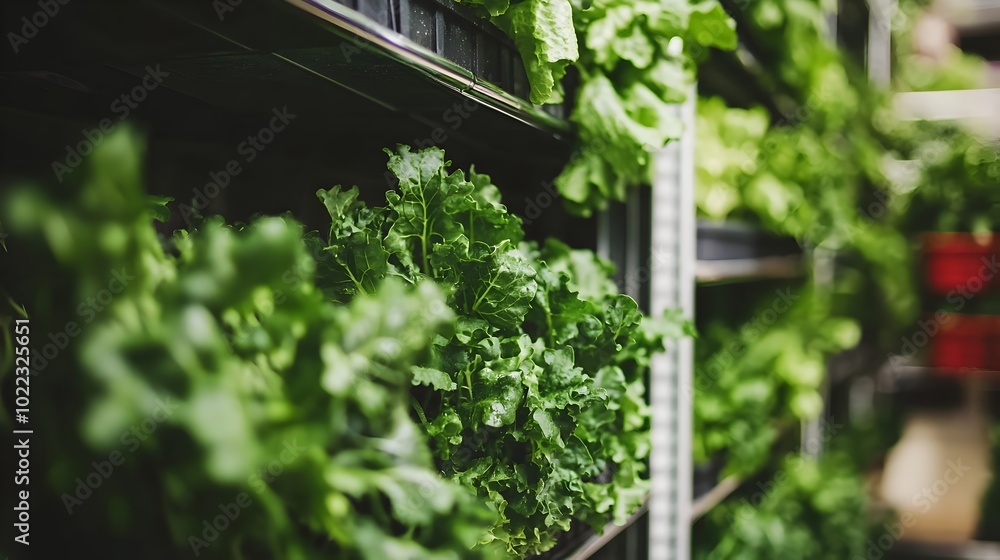 Rows of Vegetable Sprouts Growing in a Controlled Environment Under LED Lights Highlighting the Early Stages of Growth in a Futuristic Tech Savvy Vertical Farming Setting Rows of Vegetable Sprouts Growing in a Controlled Environment Under LED Lights Highlighting the Early Stages of Growth in a Futuristic Tech Savvy Vertical Farming Setting