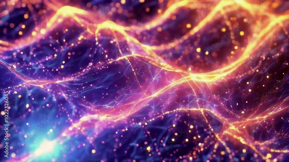 Neon Particle Energy Blending 4K Neon Particle Energy Blending 4K