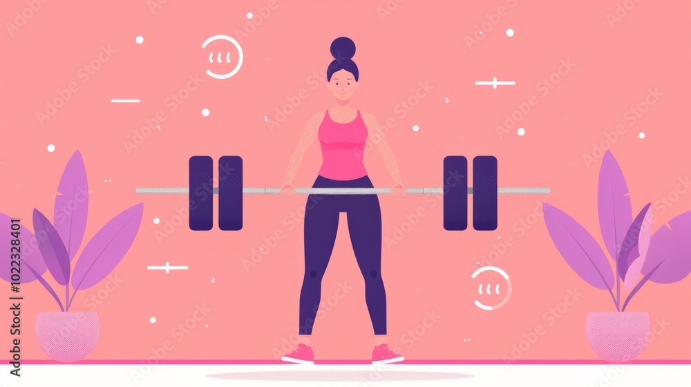 Person Engaging in Strength Training with Weights Person Engaging in Strength Training with Weights
