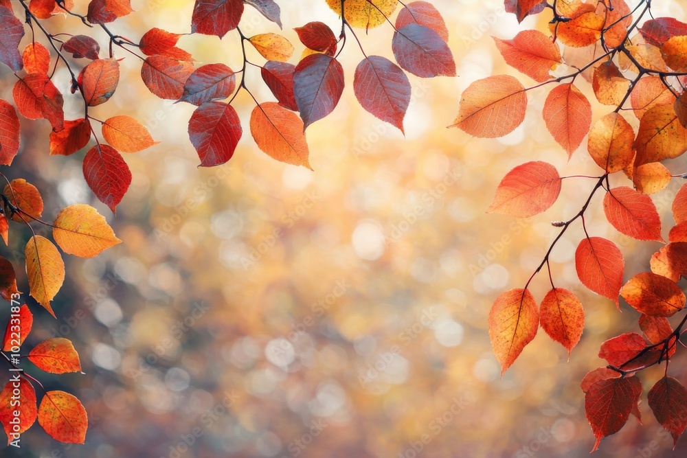 Fallen Leaves Season Background Fallen Leaves Season Background