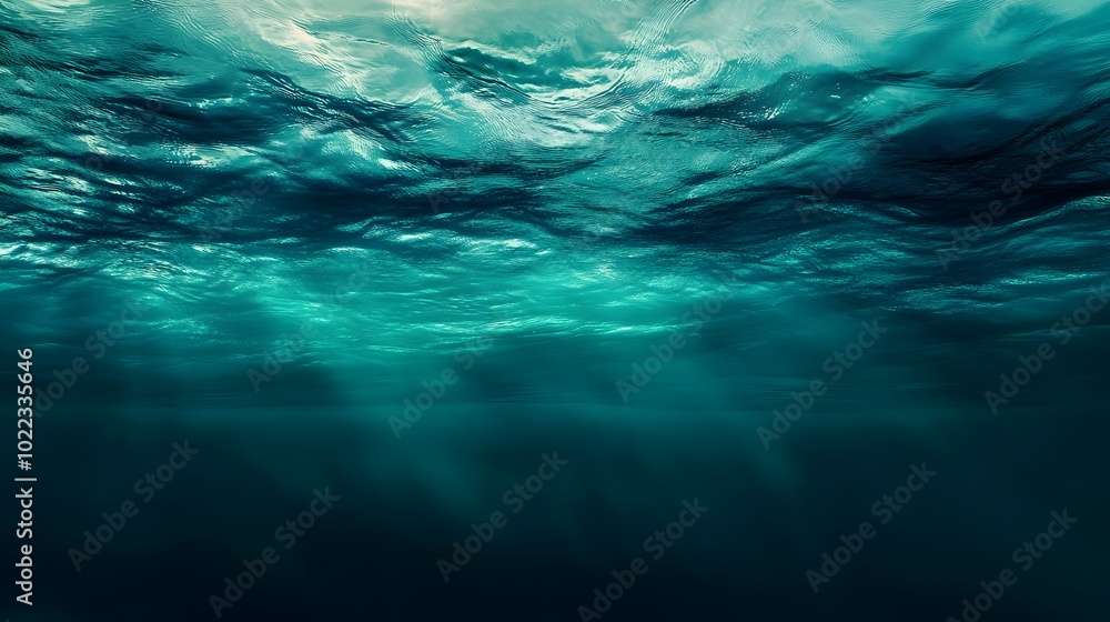Tranquil Underwater Inspired Abstract Landscape with Gentle Gradient Blend of Deep Blues and Greens Creating a Smooth Calming Effect Tranquil Underwater Inspired Abstract Landscape with Gentle Gradient Blend of Deep Blues and Greens Creating a Smooth Calming Effect