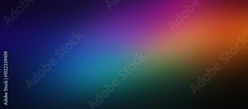 Dark purple and orange abstract gradient noise grain texture background