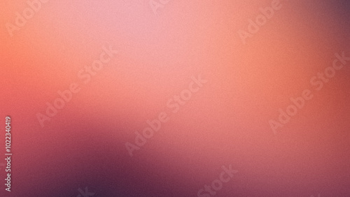 Magenta pink to orange abstract soft grainy backdrop design, Vibrant colors with smooth noise, bright, shine, glow gradient texture banner or poster.