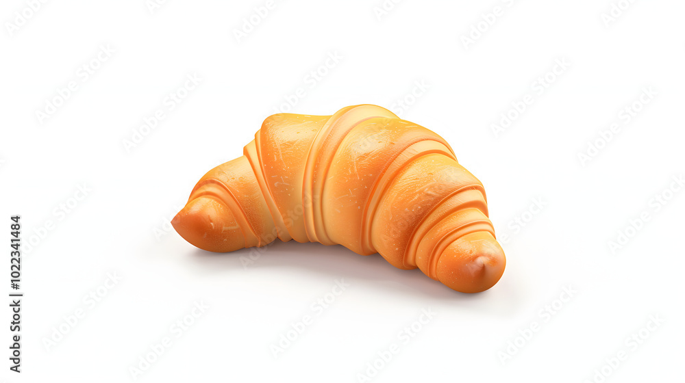 Croissant icon Coffee Shop 3D Croissant icon Coffee Shop 3D