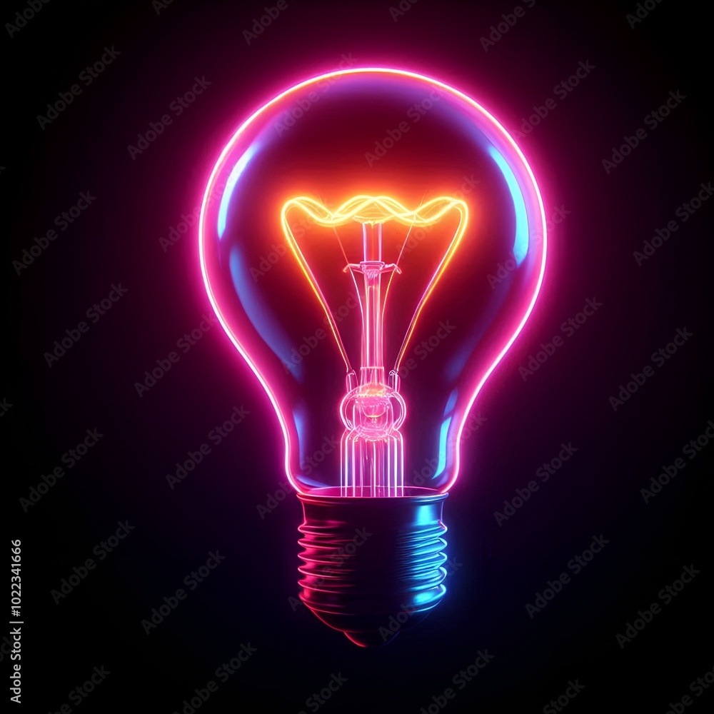 glowing bulb glowing bulb
