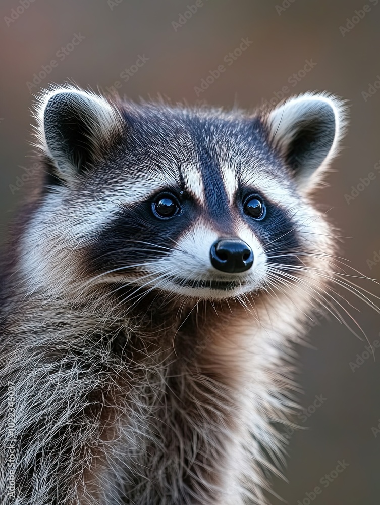 raccoon isolated on cute background raccoon isolated on cute background