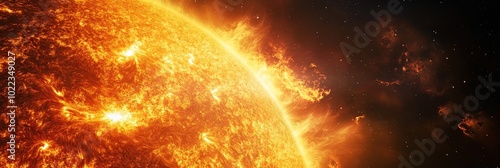 sun in space 