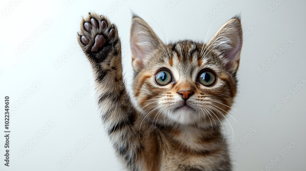 Fototapeta premium close up portrait of a cat