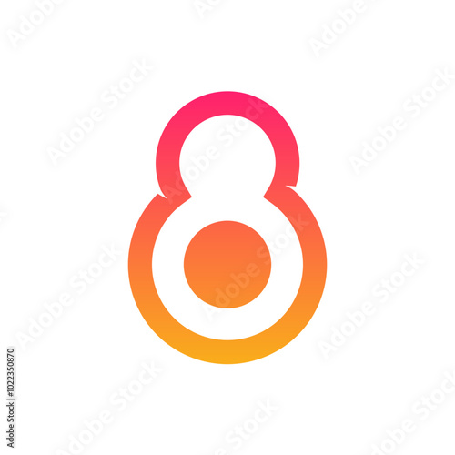 Monogram 8. Number 8. Number 8 design logo. Monogram letter mark 8 logo design. Monogram design vector logo. Monogram number 8 logo design. Simple number 8 monogram. Monogram 8 design logo. 